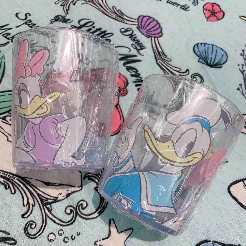 透明膠水杯 Donald Daisy