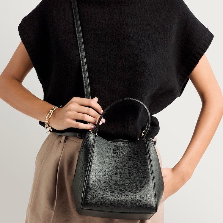 McGraw Small Bucket Bag Black