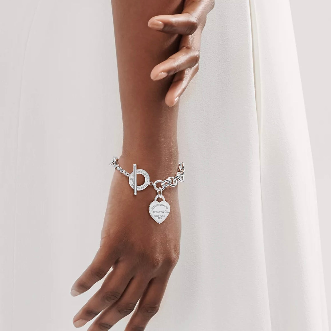 Heart Tag Toggle Bracelet SL