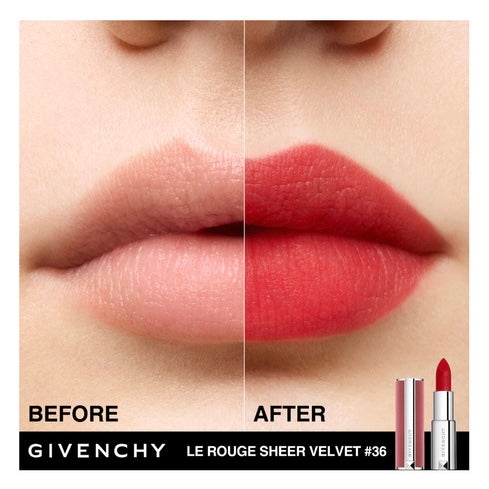 ‼️ 買一送一 ‼️ Le Rouge Sheer Velvet Lipstick #36