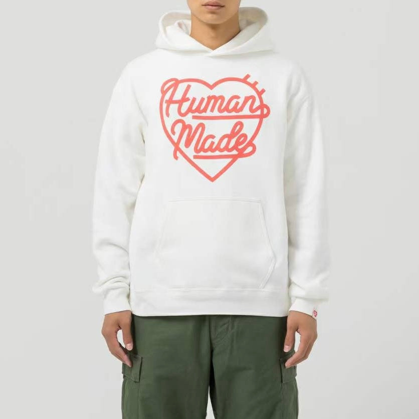 Human Made Heart Sweat Hoodie White 22FW