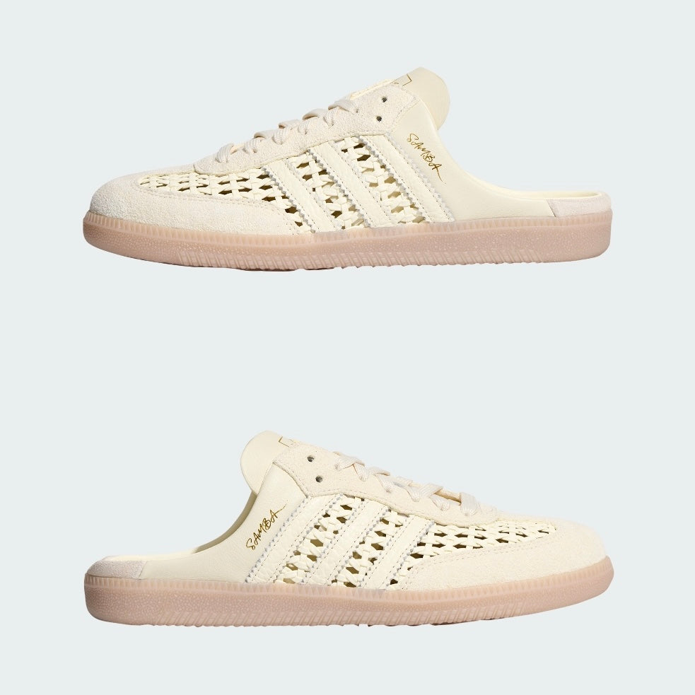 Originals Samba OG mule trainers in cream white