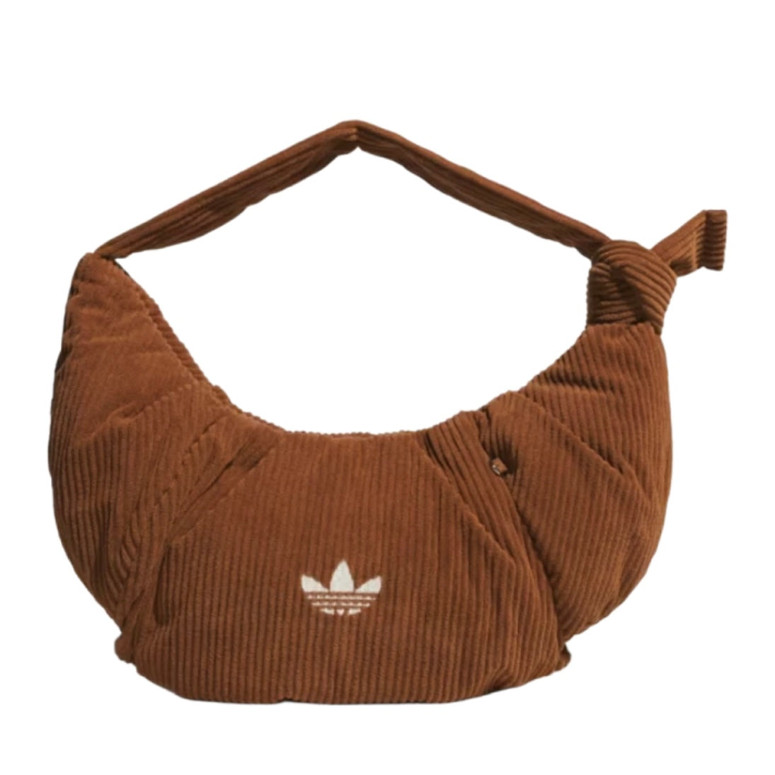Corduroy Croissant Bag L Brown