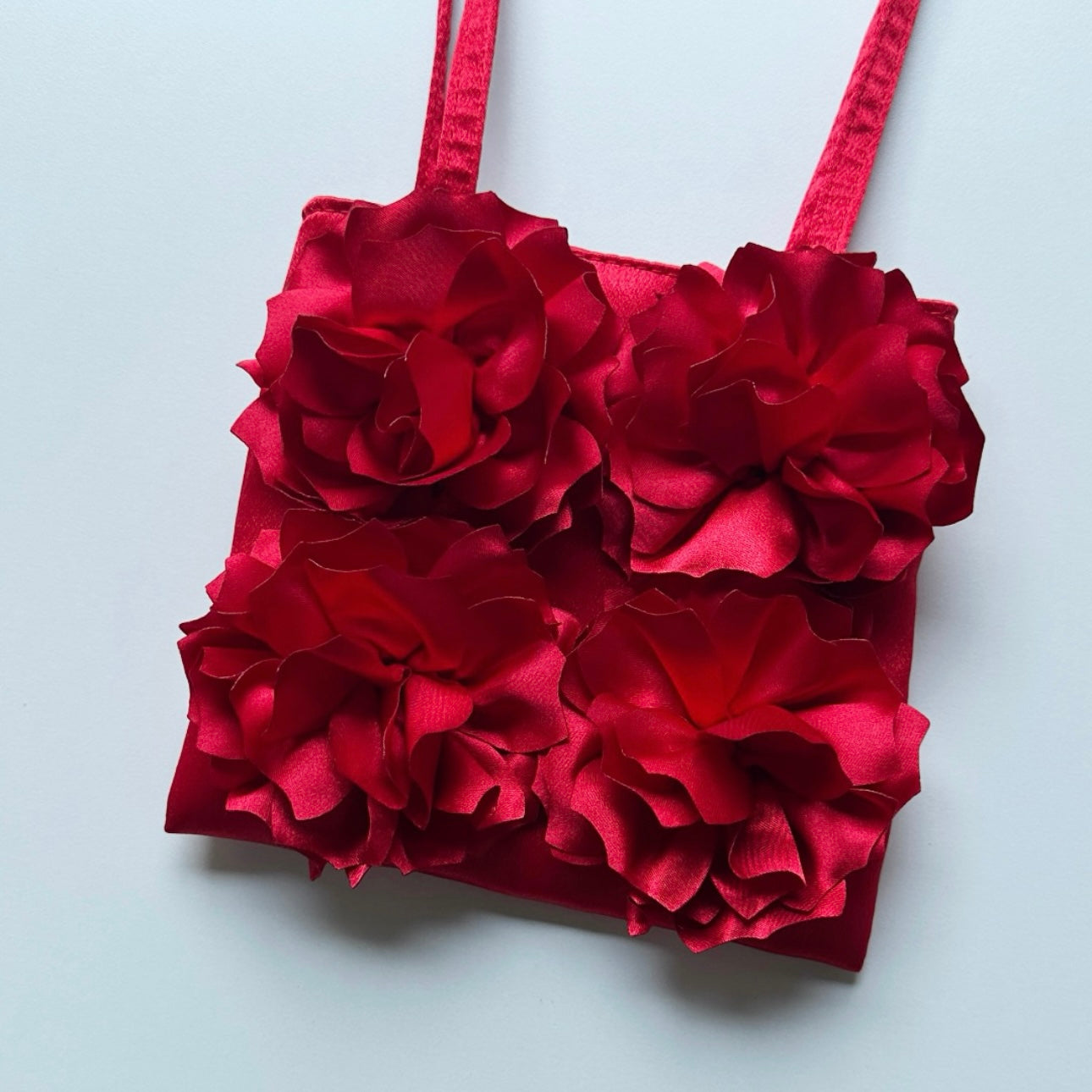 韓国商品/PLANFOROTHERDAY Rose bouquet bag Planforotherday Rose bouquet bag RED | 預計7月到貨– MSDREAMING