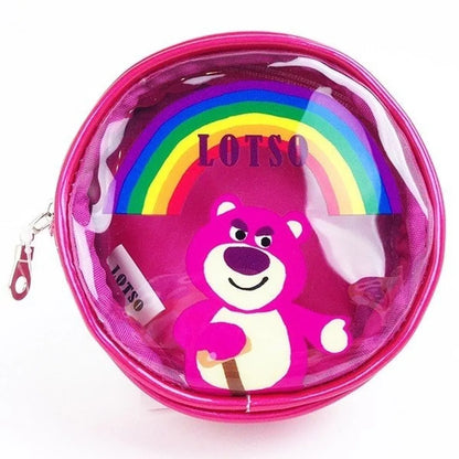 [ 任選優惠！$99/三件 ] 圓形透明 Pouch Lotso Rainbow