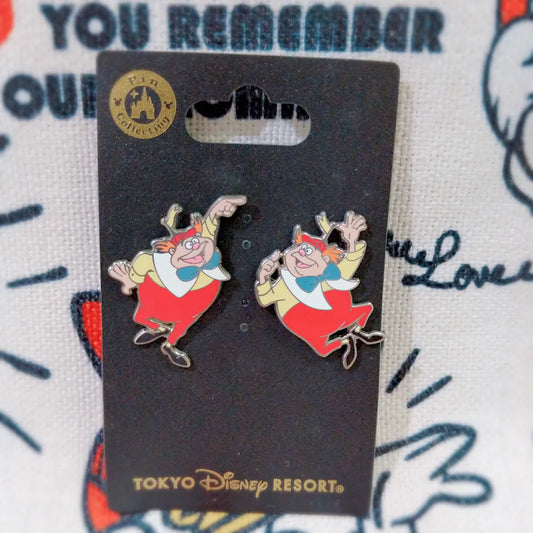 [ 任選優惠！$99/三件 ] Disney 絕版 金屬 Pin Alice 孖仔 Tweedle Twin