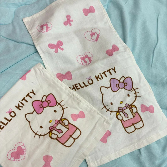 長毛巾 HelloKitty Ribbon