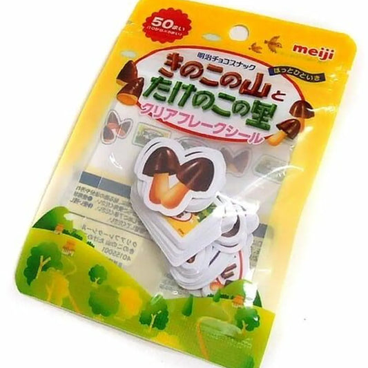 [ 任選優惠！$100/10件 ] Meiji 蘑菇山朱古力 貼紙