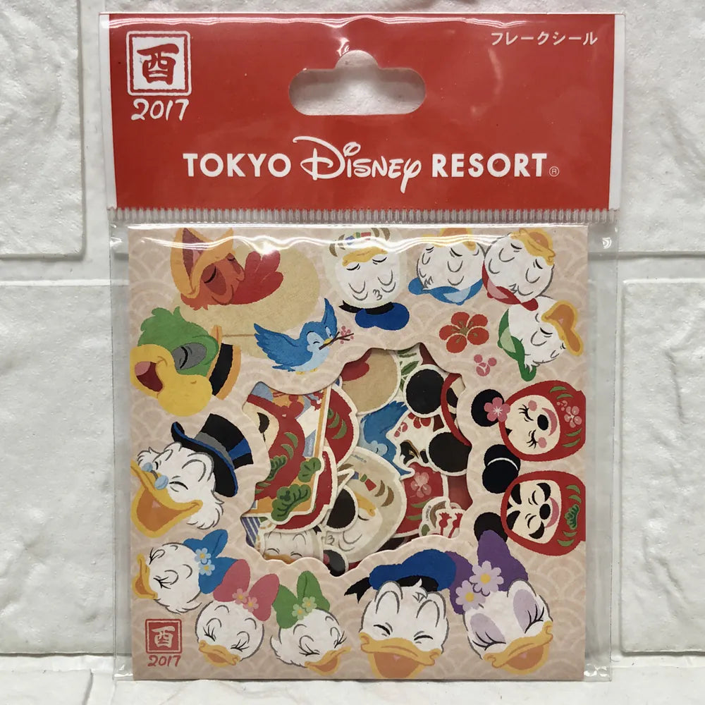 [ 任選優惠！$99/三件 ] Disney 和風 迷你貼紙 新年