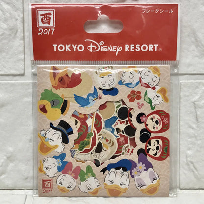 [ 任選優惠！$99/三件 ] Disney 和風 迷你貼紙 新年