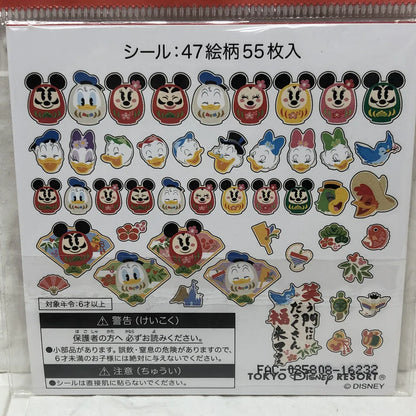 [ 任選優惠！$99/三件 ] Disney 和風 迷你貼紙 新年