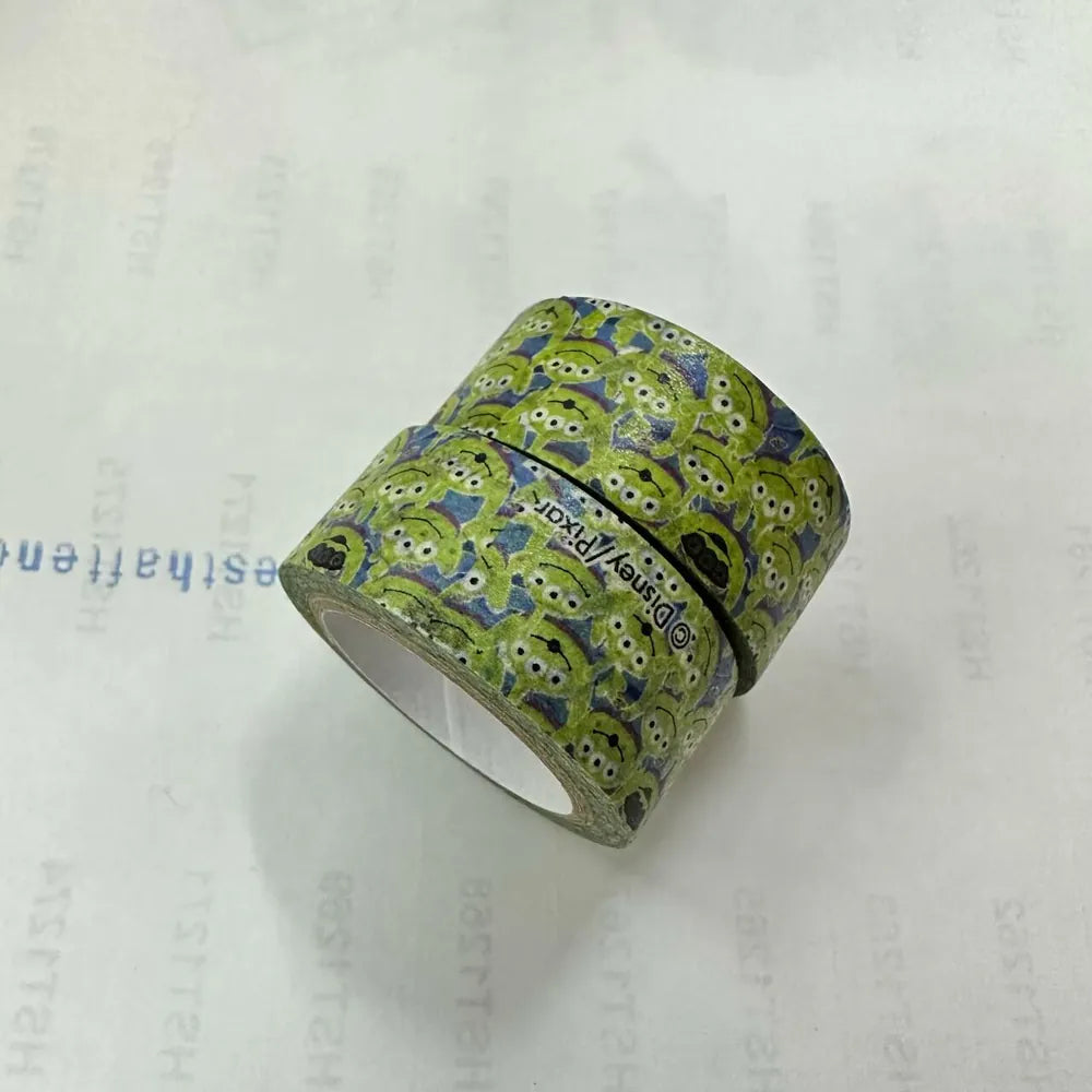 [ 任選優惠！$100/10件 ] 裝飾紙膠帶 15mm Alien 滿版