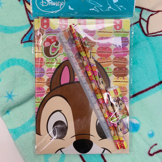 [ 任選優惠！$100/10件 ] Disney 文具套裝 5p Chip