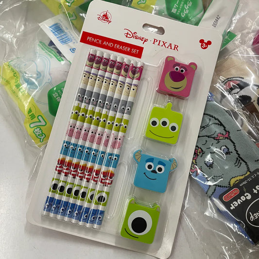 [ 任選優惠！$99/三件 ] Pixar 鉛筆 擦膠 套裝
