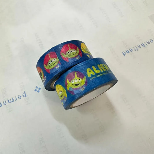 [ 任選優惠！$100/10件 ] 裝飾紙膠帶 15mm Alien Blue