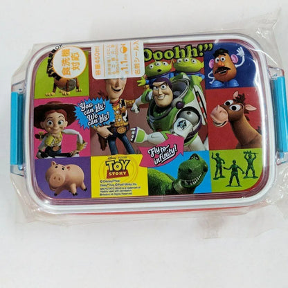 [ 任選優惠！$100/10件 ] 日本製 方形便當盒 450ml ToyStory 方格