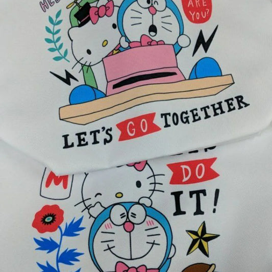 [ 任選優惠！$99/三件 ] 手提袋 HelloKitty x Doraemon