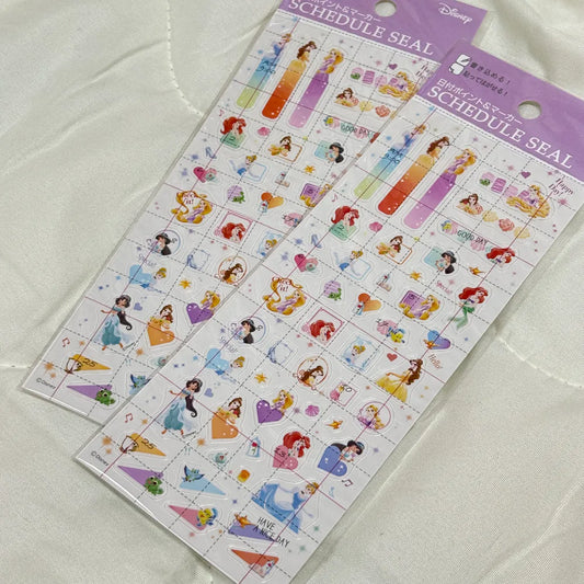 [ 任選優惠！$100/10件 ] schedule貼紙 Princess