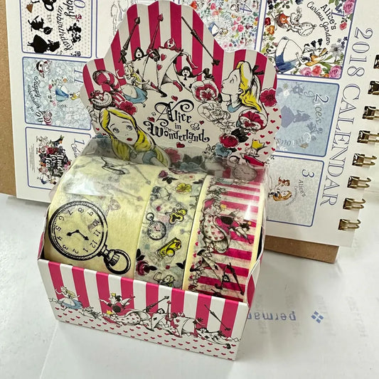 [ 任選優惠！$99/三件 ] 裝飾紙膠帶 3p Set Alice
