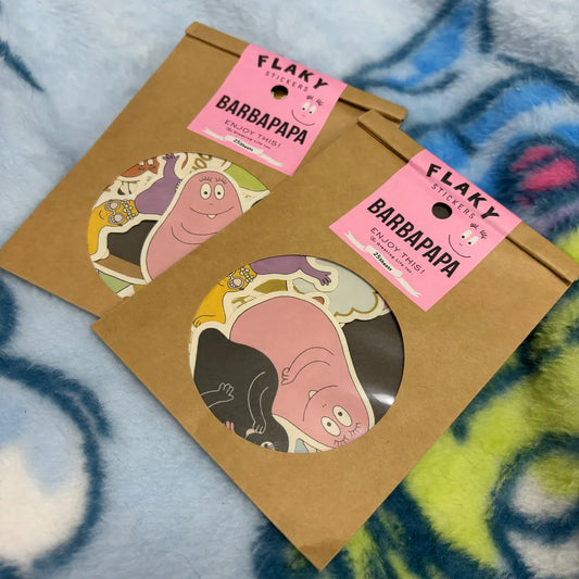 [ 任選優惠！$99/三件 ] FLAKY Sticker Barbapapa