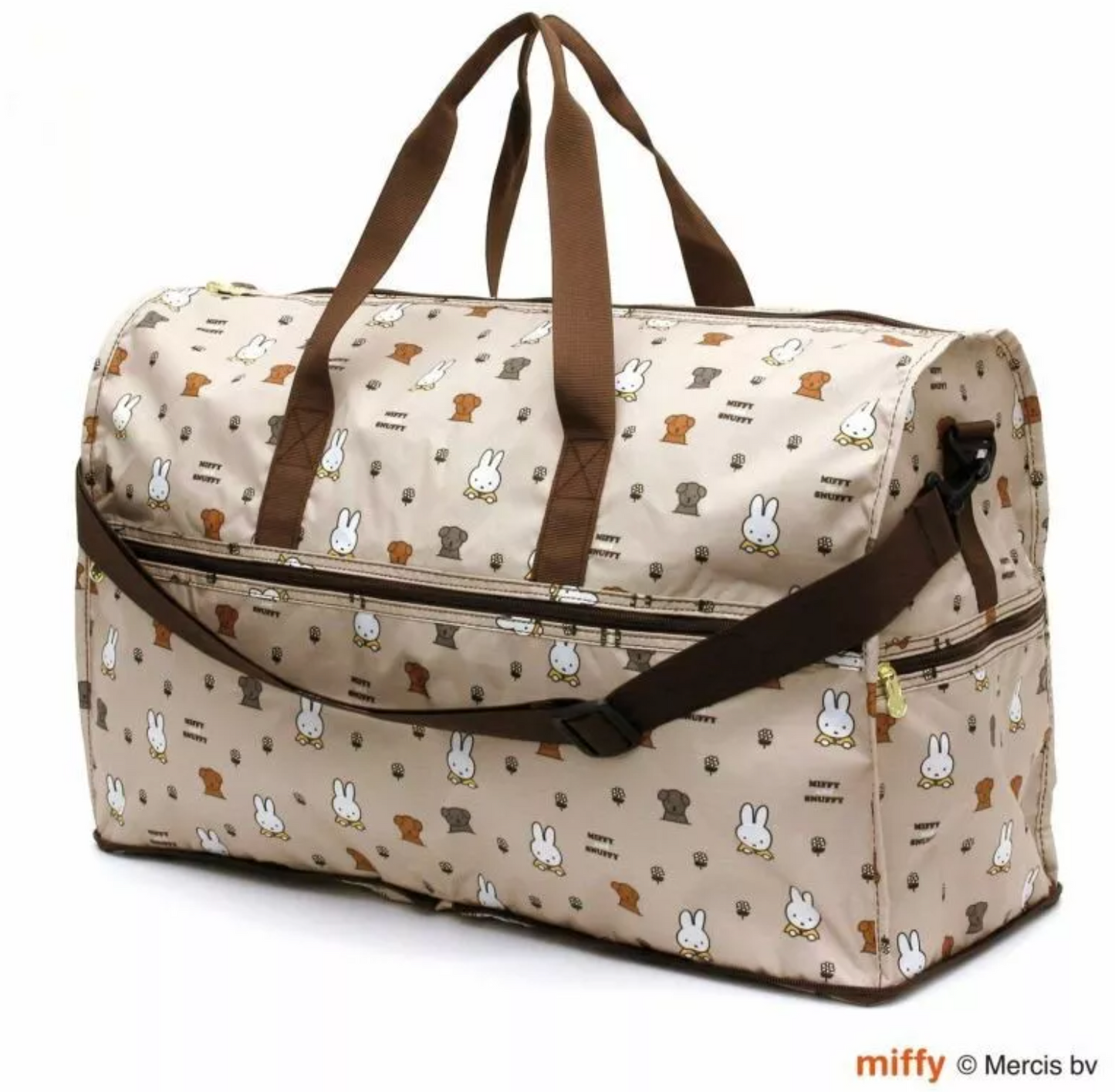 [ 現貨 ] Miffy Folding Travel Bag Beige