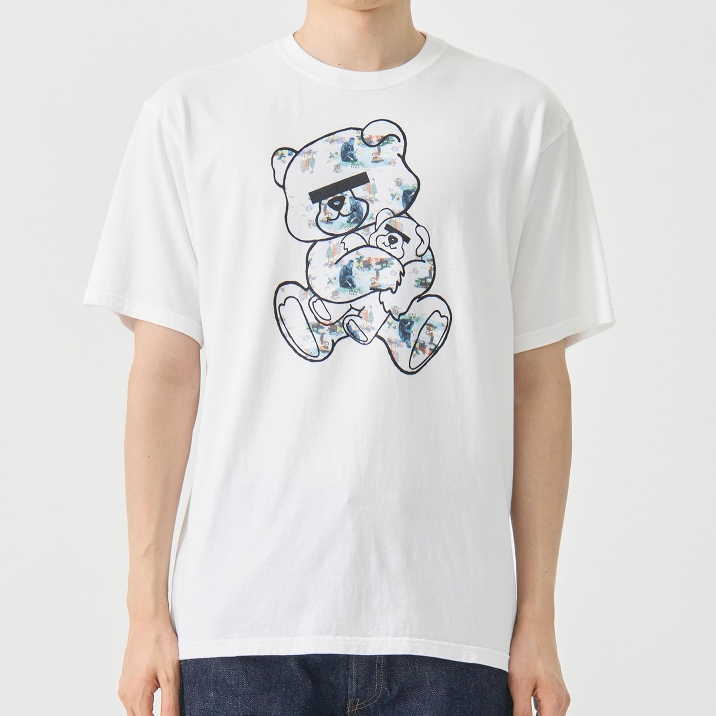 UNDERCOVER - TEE KEIV BEAR WHITE