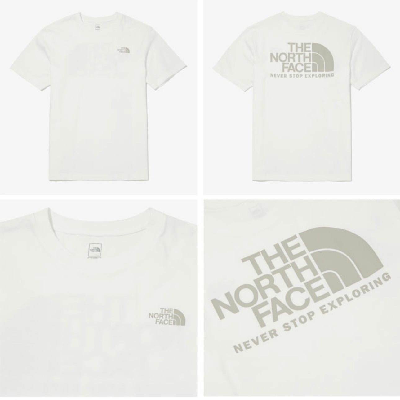 [ 今期限定‼️買一送一‼️ ] 199 COTTON LOGO S/SR/TEE WHITE