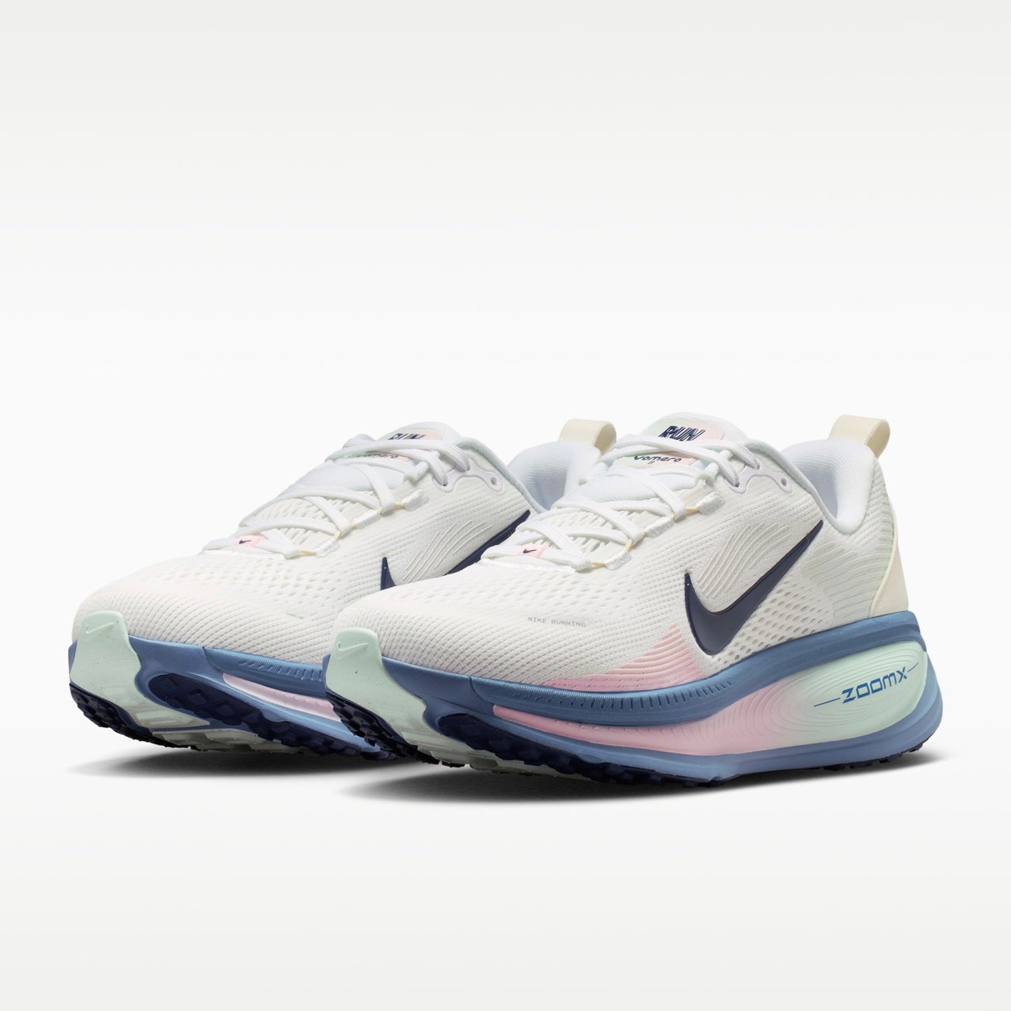 Vomero 18 White Work Blue Barely Green
