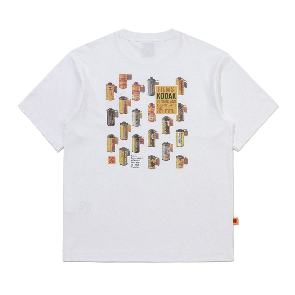 [ 今期限定‼️買一送一‼️ ] 199 Film Back Graphic Cotton Short Sleeve T-Shirt WHITE