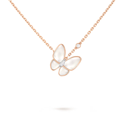 4OCT / Two Butterfly pendant RGD
