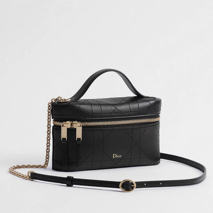 [ ‼️任揀兩件 $8XX‼️ ] Trianon Soft Vanity Mini Bag Black