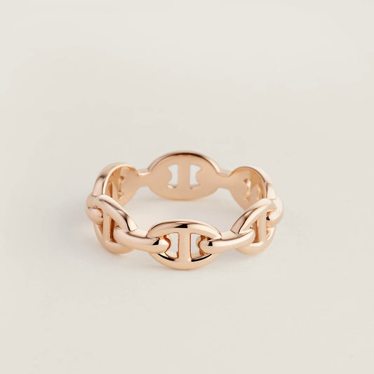 [ ‼️買一送一‼️ ] Chaine d'ancre Enchainee ring S RoseGold
