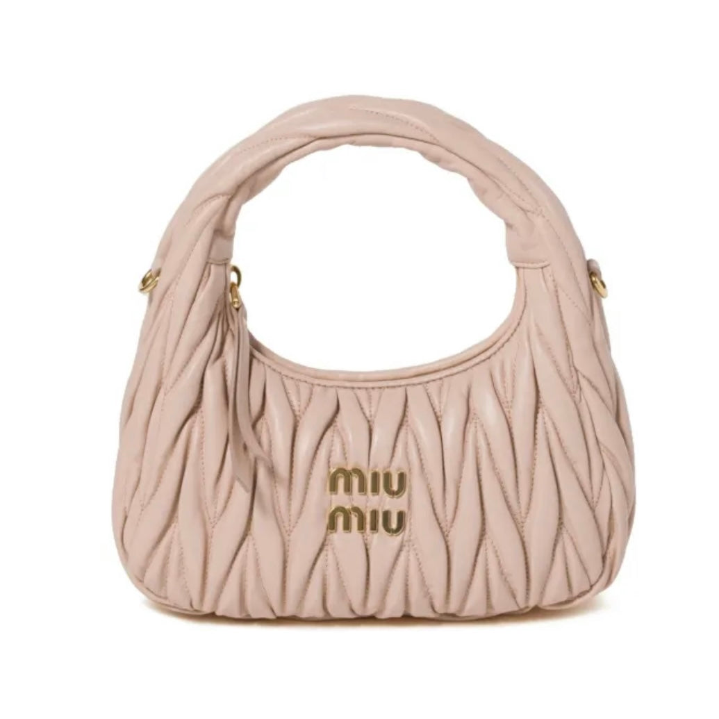 Small Wander Leather Shoulder bag Pink