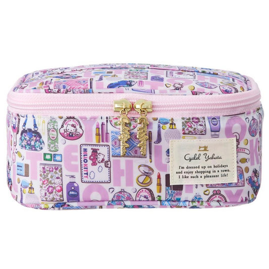 [ 任選三件$299 ] Vanity Pouch Kitty x Liberty Fabrics Pink