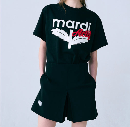 (3Feb) Mardi T-SHIRT ACTIF BLOOMMARDI BLACK RED | 預計4月頭到貨