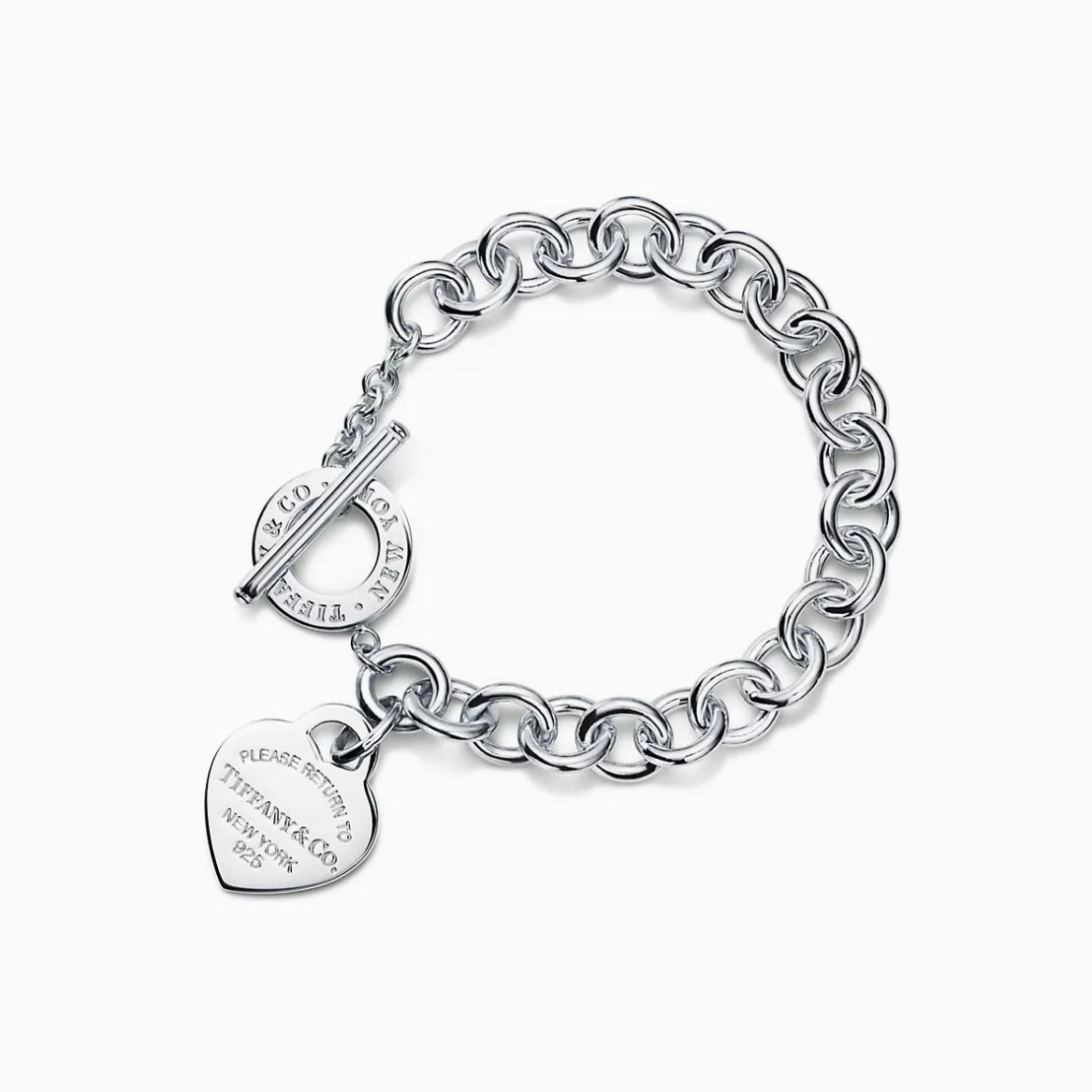 Heart Tag Toggle Bracelet SL