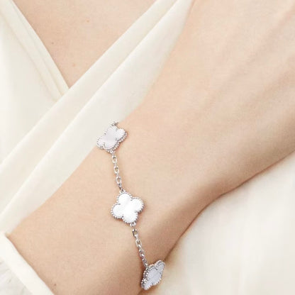 [ 任揀兩件$499 ] Vintage Alhambra bracelet, 5 motifs Sliver