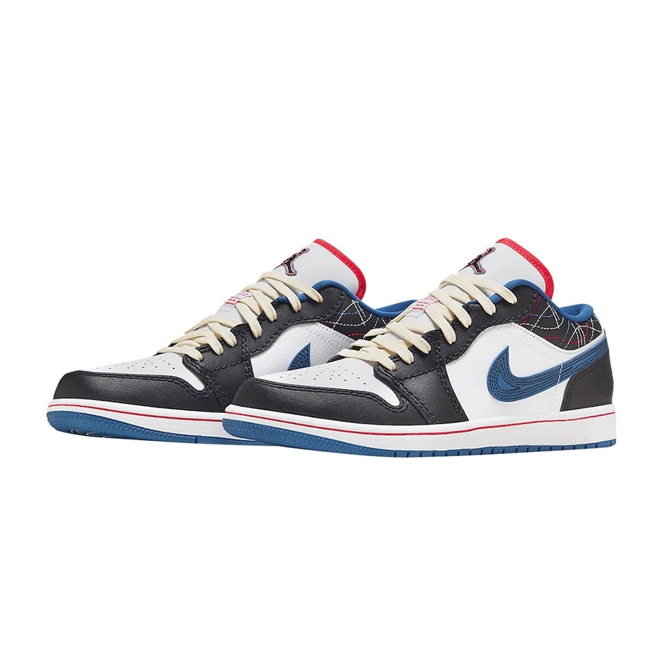 Air Jordan 1 Low SE Black Industrial Blue
