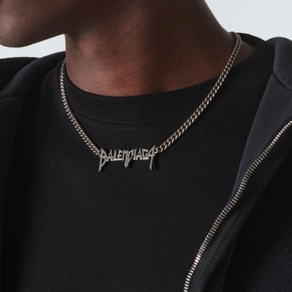 [ 任揀兩件$499 ] Logo Sliver B Logo necklace
