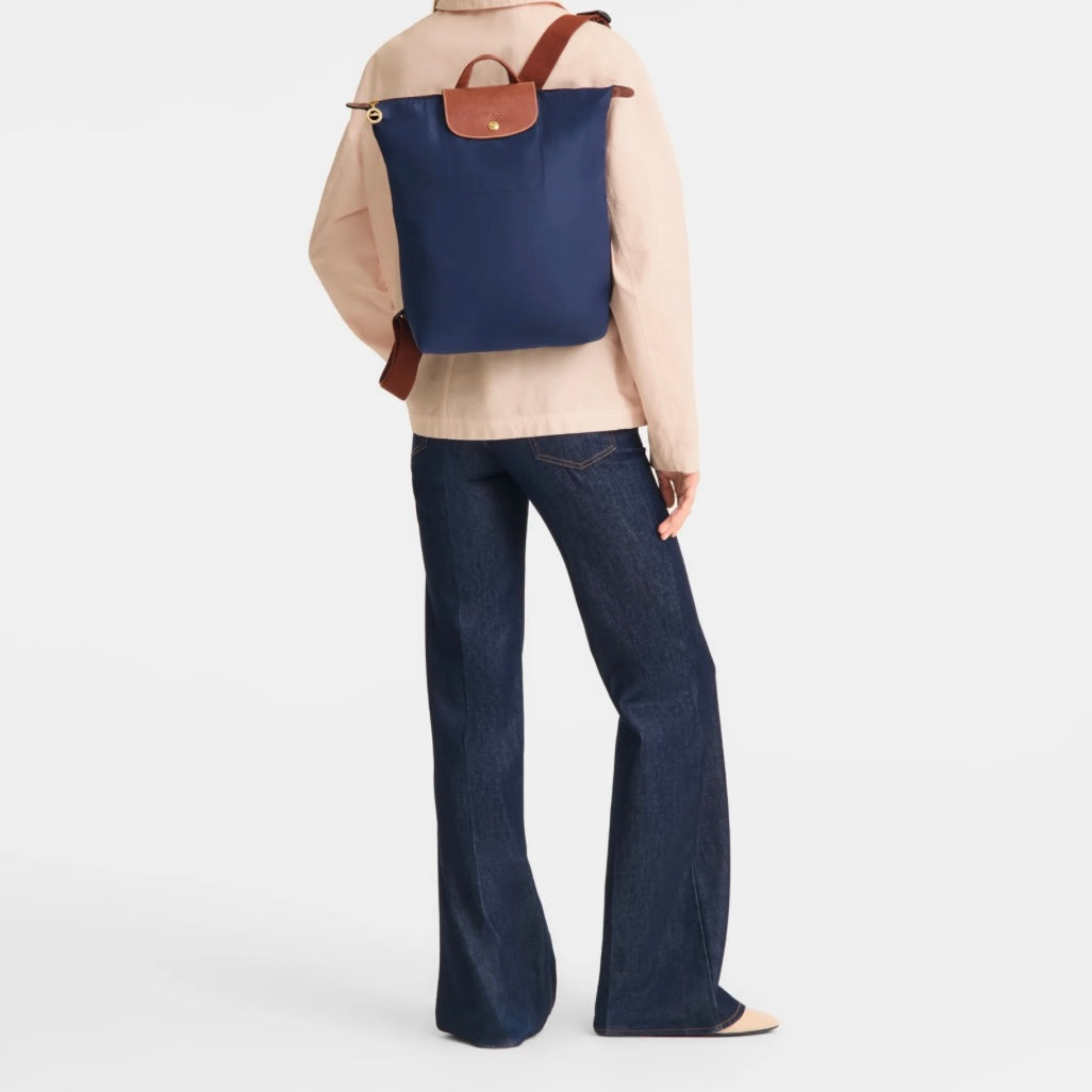 [ 今期限定‼️買一送一‼️ ] Le Pliage Original M Backpack Navy