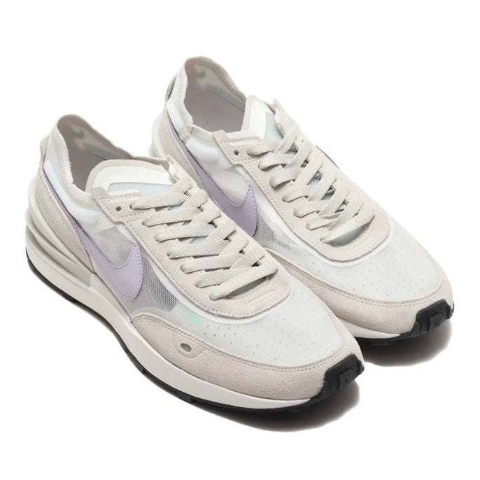 Waffle One "Summit White/Light Bone/Green" sneakers