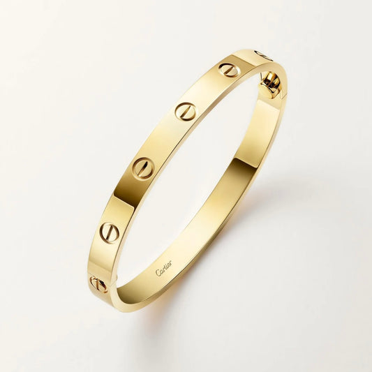 LOVE bracelet, classic model NOD Gold