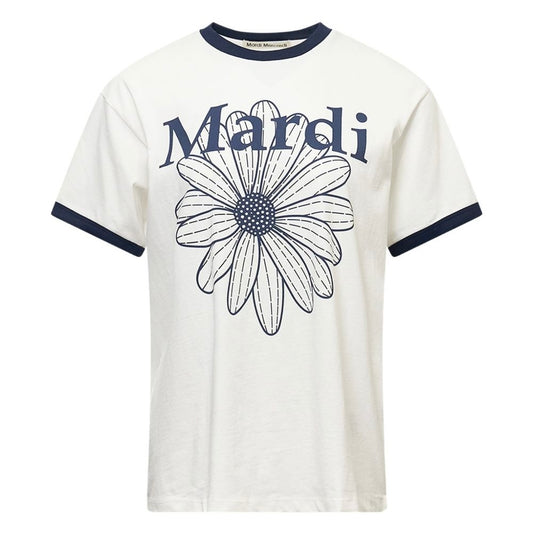 [ 任揀四件$329 ] Mardi Mercredi Les Petites flower ringer T-shirt Off White