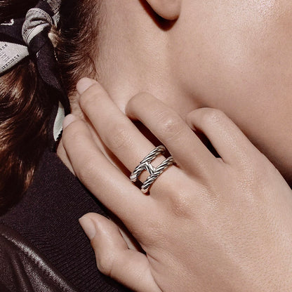 ‼️買一送一‼️ Chaine d'ancre Alea II twisted ring SL