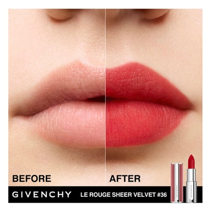 ‼️ 買一送一 ‼️ Le Rouge Sheer Velvet Lipstick #36