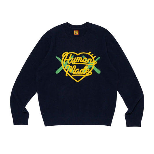 Human Made x KAWS Knit Sweater Navy