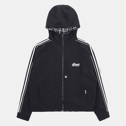 *順豐包郵* BADBLOOD  Reversible Hooded Windbreaker - Check Black | 預計11月到貨