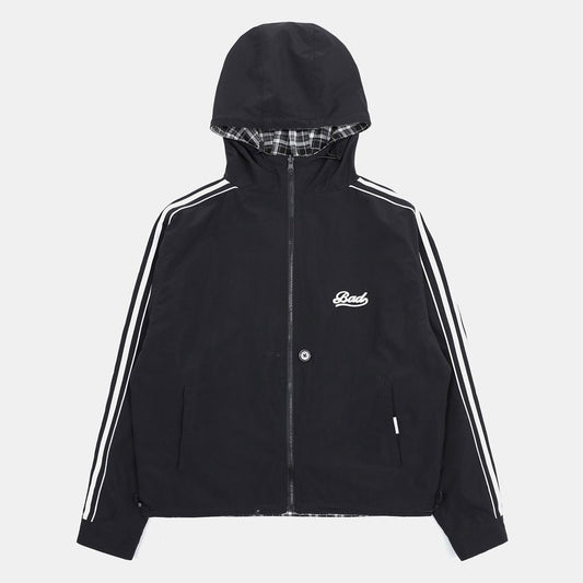 *順豐包郵* BADBLOOD  Reversible Hooded Windbreaker - Check Black | 預計11月到貨