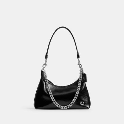 JULIET SHOULDER BAG 25 IN SIGNATURE CANVAS BLACK