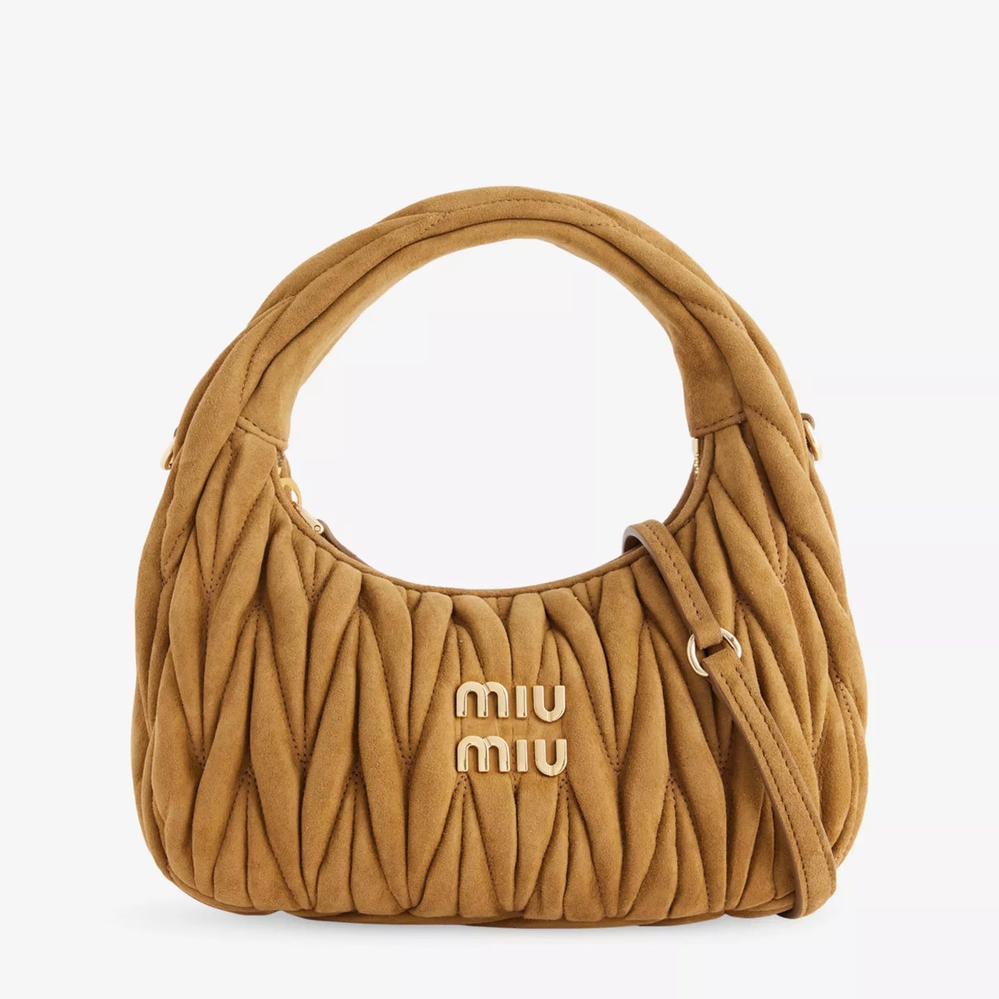 [ ‼️任揀兩件 $8XX‼️ ] Wander Matelassé Suede Top Handle Bag Oliva